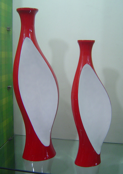 Modern Red Color Flower Vase