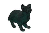 Decorative Cat Figurine - Material: Metal