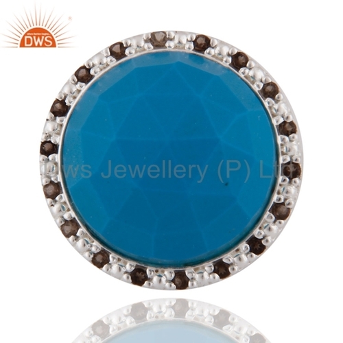 Silver Handmade Turquoise Gemstone Ring Jewelry Gender: Women