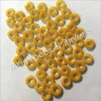 Polo Ring Fryums - Flour Ring Snacks, Yellow, Airtight Packaging | Crispy, Fresh, Hygienic, Long Shelf Life