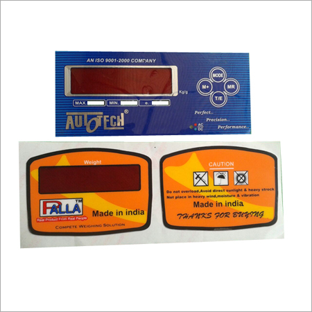Weighing Scale Cabinet Sticker