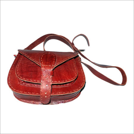 Handmade Leather Sling Bags - Genuine Leather, 10x8x4 Inches, Burgundy | Buckle Closure, Adjustable Strap, Durable, Stylish