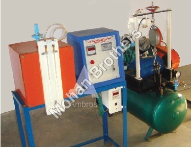 White Two Stage Air Compressor Test Rig