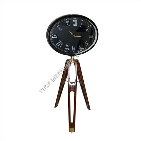 ANTIQUE VINTAGE STYLE QUALITY Clock on Tripod
