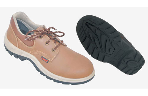 Executive Sporty Safety Shoes - Steel Toe Size 5-11 Brown | EVA Insole PU Outsole 6-Month Warranty