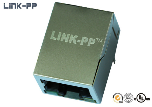 10 / 100Base-T tab-down 0432496004 RJ45 connector with leds