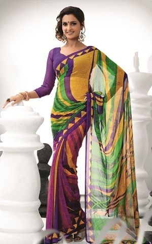 Printed Saree