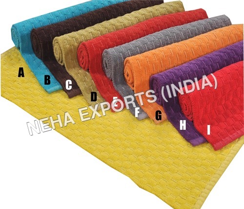 Neha Rugs - Cotton, Variable Dimensions, Multiple Colors | Soft Texture, Durable, Absorbent, Stylish, Easy Clean