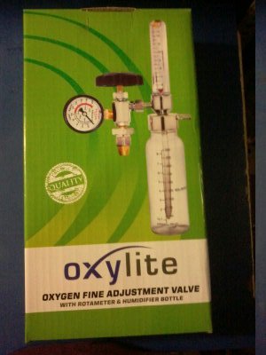 Oxygen Adjustment Valve With Rotameter