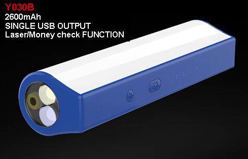 Power Bank Laser Money Check