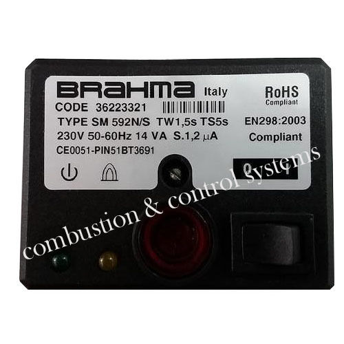 Brahma Sm 592 Burner Controller Base Material: Pc Cover