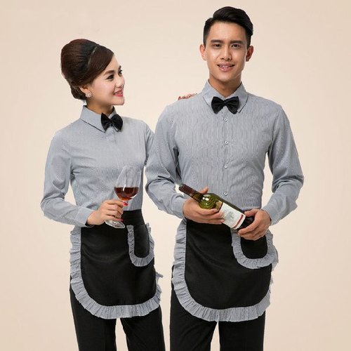 Colourfastness Waiters Uniform Fabric