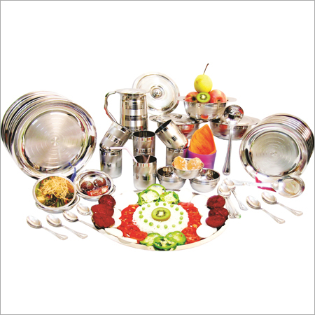 Steel Dinner Set