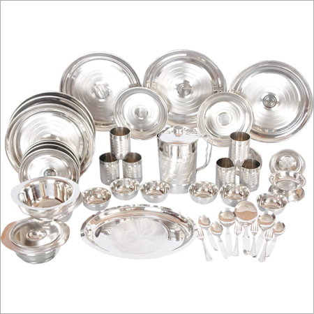 Copper Steel Dinner Set