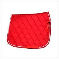Colorful Saddle Pads - Polyester 22x18 Inches, Red | Water Repellent, Lightweight, Soft Texture, Attractive Design