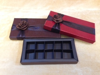 Paper Choco Box Manufacturer - Cardboard, 12 Chocolates, Brown | Elegant Design, Durable Material, Customizable Sizes, Eco-friendly, Matte Finish