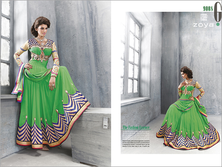 Embroidered Anarkali Suits