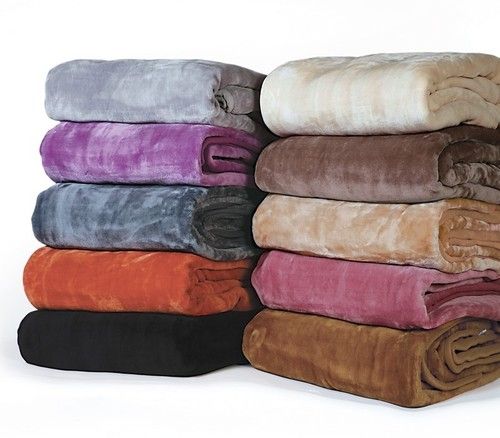Dyed Mink Blankets