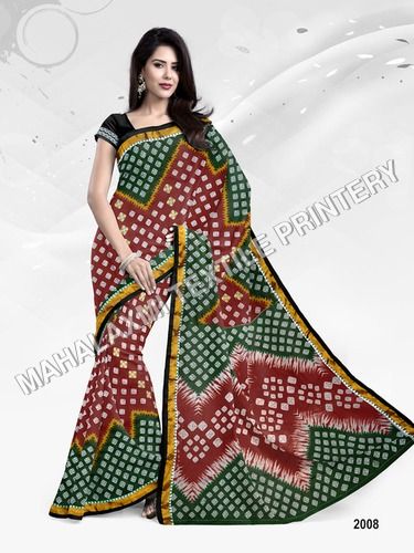 Multicolor Pure Cotton Saree