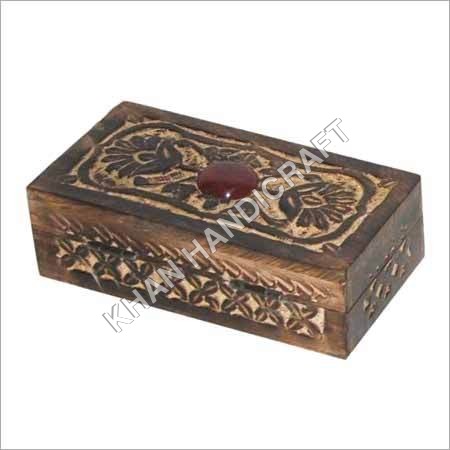 Wooden Jewelry Boxes - Wooden, 7x5x2 Inches | Carved, Polished, Antique Imitation Style, Spacious Design for Organization & Home Decoration