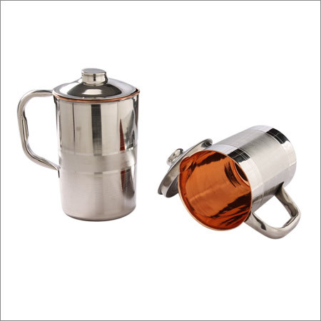 Steel copper Water Jug