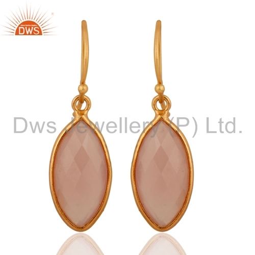 Sterling Silver Chalcedony Earrings