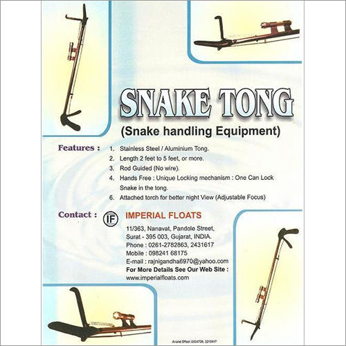 Snake Handling Tongs