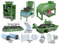 Magnetic Iron Separator - Rare Earth Magnets, Variable Capacity, Durable Design, Easy Operation, Low Maintenance, High Efficiency, Versatile Use