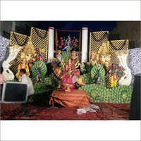 Multi-color Darbar Decoration Frp Statues