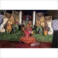 Darbar Decoration Fiber God Statue