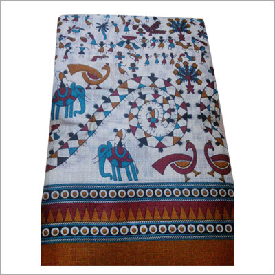 Varli Printed Cotton Sarees