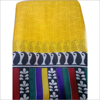 Colorful Printed Saree - Cotton, 5.5 Meters, Digital Paisley Print | Soft Texture, Vibrant Prints, Seamless Finish