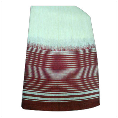 Striped Border White Stoles