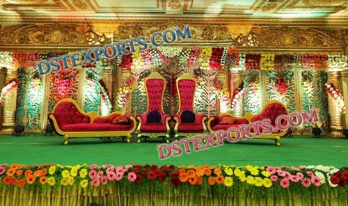 ROYAL INDIAN WEDDING STAGE FURNITURES 6843