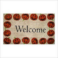 Pvc Backed Coir Welcome Mat