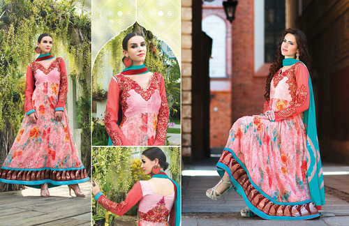 Georgette Anarkali Suit