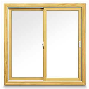 Non Laminated Wooden Window