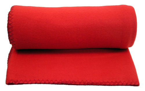 Red Reversible Polar Fleece Blanket