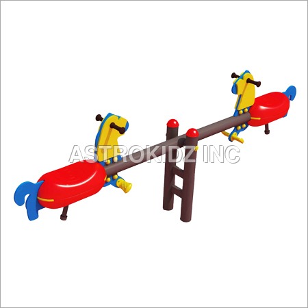 Plastic And Gi Pipe Horse See Saw