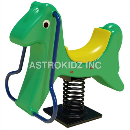 Metal And Plastic Horse Spring Rider