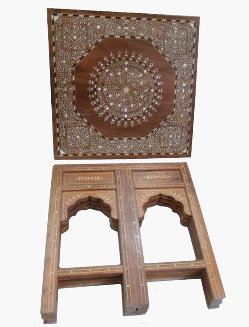 Wooden Inlaid Table