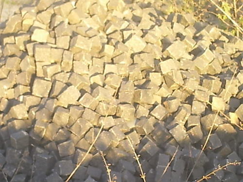 Yellow Granite Cobbles