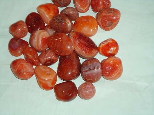 Red Polished Pebbles