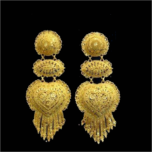 Designer Gold Earring