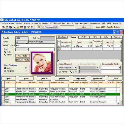 Payroll HR Software Design