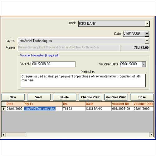 Cheque Printing Software