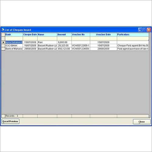 Cheque Print Software Design
