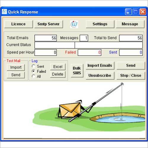 Email SMS Sender Software - SMTP Delivery, Text & HTML Messaging | Mass Mailing, Multiple Templates, Attachments, Read Receipt