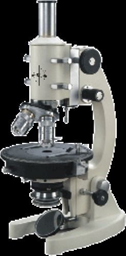 Steel And Zinc Laboratory Polarizing Microscope 