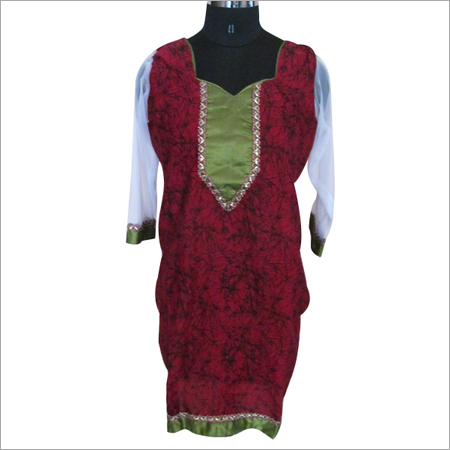 V Neck Ladies Kurtis